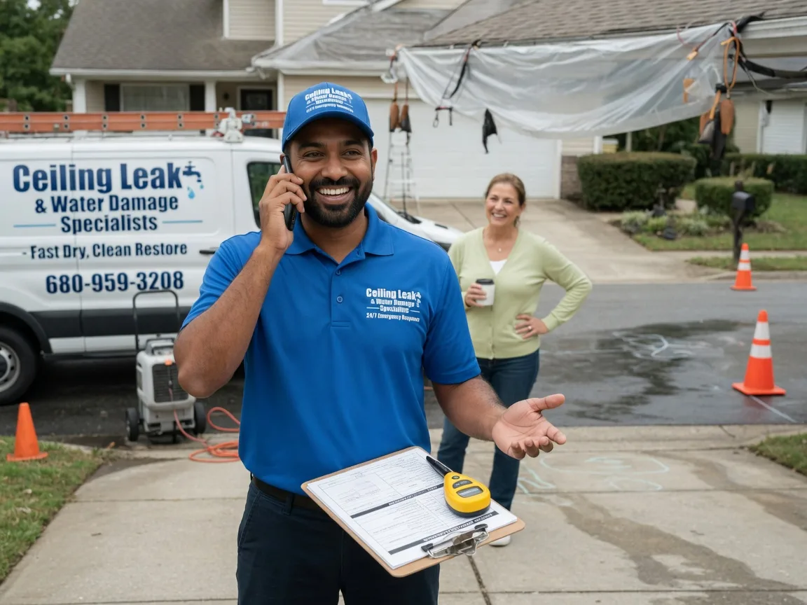 Ceiling Leak Cleanup Blanchard, MI FAQs